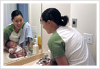 Bath-time with Mommy