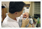 Laughing with Dad