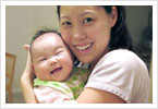 Laughing with Mom