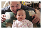 Posing with Dad :)