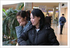People watching