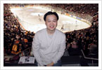 Overlooking the ice