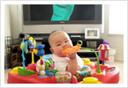 The Baby Einstein-Exersaucer combo!