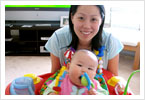 Mmm, exersaucer!
