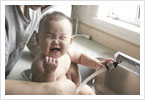 Weee! I pee'd in the sink!