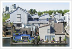 Granville Island houseboats
