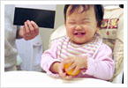 I so happy. I eat squishy squishy!